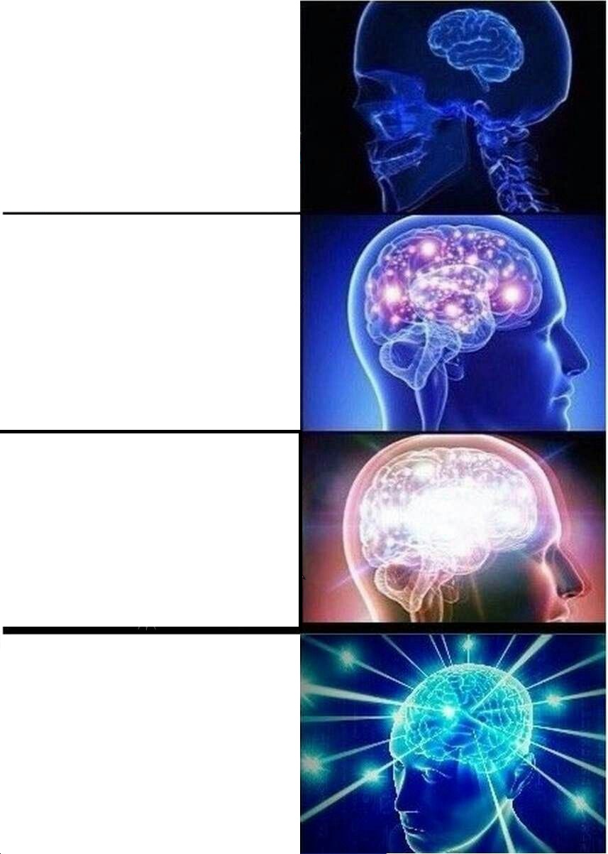 Expanding Brain meme about Houseplant